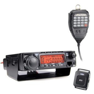 AnyTone AT-588Max Mobile Ham Radio Transceiver, 70W VHF Radio with Wireless PTT, 510 Channels, AI Noise Cancelling, for Car, Truck, Off-Road, Emergency Communication