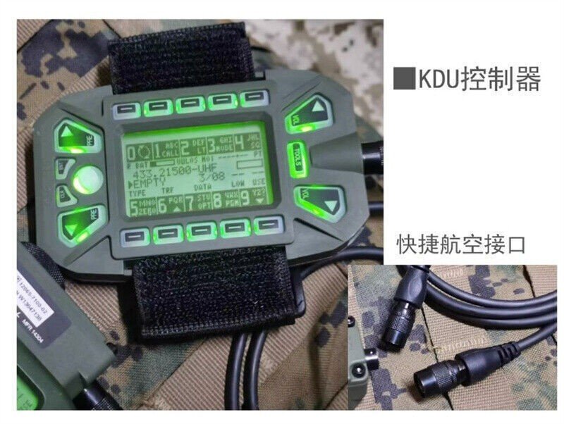 HARRIS TCA PRC 152A Radio 15W Metal VHF UHF KDU keyboard Display Unit US Stock! 