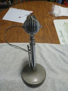 VINTAGE OLD STATIC MICROPHONE DN-50 WITH STAND UG8 STAND 