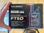 Yaesu FT5DR Ham Radio + BONUS Cradle, Antenna, Charger, Box, Docs FREE SHIPPING