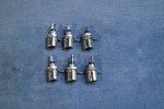 Collins Radio 75S-3 Set Replacement Nickel Plated Brass RCA Input-Output Jacks