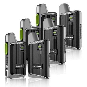 KaYoTom Walkie Talkies Long Range Rechargeable 2-Way Radios UHF Handheld Transceiver Walky Talky,Radio Handheld Waly Talky,Compact Suitable for Outdoor Sports,Team Activities（6 Pack (Black-Gray, 6)