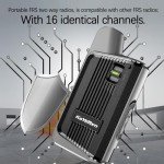 KaYoTom Walkie Talkies Long Range Rechargeable 2-Way Radios UHF Handheld Transceiver Walky Talky,Radio Handheld Waly Talky,Compact Suitable for Outdoor Sports,Team Activities（6 Pack (Black-Gray, 6)