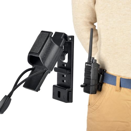 Radio Holster for Duty Belt - Tactical Holder Clip