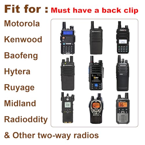 Radio Holster for Duty Belt - Tactical Holder Clip