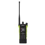 HAMGEEK APX-8000 12W Dual Band Radio VHF UHF Walkie Talkie with Dual PTT Duplex Working Mode (Green)