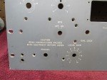 Vintage Collins R-390A HAM Radio Receiver Froont Panel Face Plate