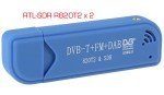 TWO (2x) SDR TCXO software defined radio receiver RTL2832U+R820T2  (.5 -1ppm)