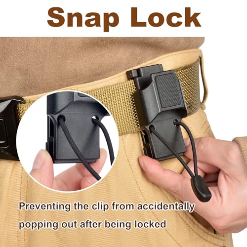 Radio Holster for Duty Belt - Tactical Holder Clip