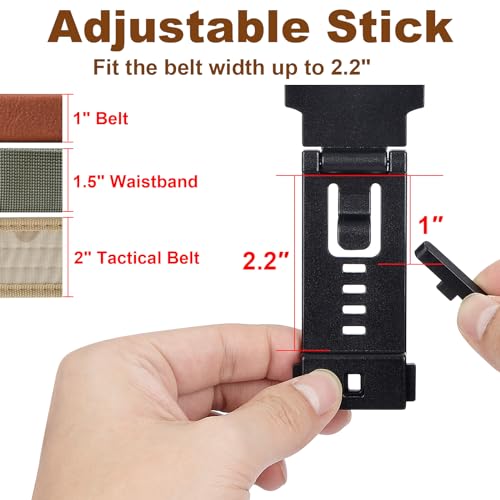 Radio Holster for Duty Belt - Tactical Holder Clip