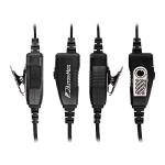 Arrowmax AEH3000-M1 Swivel Style Braided Cable Earpiece Style PTT Compatible with Motorola CP200D CP100D R2 DEP450 BPR40D CP200 CP185 BPR40 Yaesu FT-65 FT-25 FT-4X/V XiR P3688 (10 Pieces)