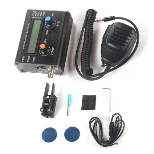 Wuden 5W UsDX SDR QRP Transceiver QCX-SSB to SSB 3-Band All Mode High Frequency Transceiver with Handheld Microphone