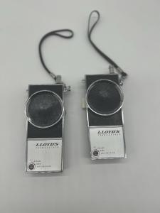 VTG 2 Lloyd’s Walkie Talkie Transceivers Japan Retro Electronics Untested