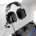 Arrowmax AHDH0042-BK-M1 Over The Head Noise Cancelling Headphone Compatible with Motorola CP200D CP100D R2 DEP450 BPR40D CP200 CP185 BPR40 Yaesu FT-65 FT-25 FT-4X/V XiR P3688