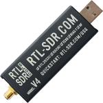 V4 R828D RTL2832U 1PPM TCXO SMA Software Defined Radio (Dongle Only) Black 