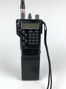 Standard C528A Twin Band Ham Radio Transceiver Black Vintage Japan PARTS READ