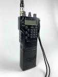 Standard C528A Twin Band Ham Radio Transceiver Black Vintage Japan PARTS READ