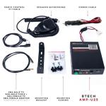 BTECH AMP-U25 Amplifier | 20-40W Power Boost for UHF (400-480MHz) | Compatible with Handheld Radios | Amplifies Analog and Digital Modes | Ideal for Mobile, Field, & Home Use