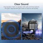 Retevis RT95 Dual Band Mobile Radio, Long Range Ham Radio with Antenna, 180 Degree Rotatable LCD Display, Mic Gain, Chirp, DTMF, 2m 70cm Mini Mobile Transceiver for RV Camping