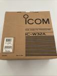 Icom IC-W32A Handheld Radio Dual Band VHF/UHF Transceiver + Accessories/Manual