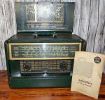 Hallicrafters TW-500 Green Transoceanic Multi-Band Tube Radio 1950s - Powers Up!