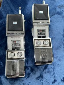 Midland vintage 2 Watt 3channel solid state transceivers , lot of two,needs Batt