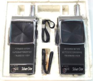 VTG. SILVER STAR #WE-910 STRANSISTOR SUPERHETERODYNE TRANSCEIVER - WALKIE-TALKIE
