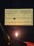 Kenwood TM-741A, TM-742A Incandescent Display Bulbs 6.3 Volt - Lot of 6 Bulbs