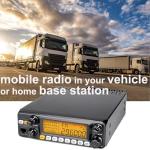 10 Meter Ham Radio AT-5555N II 60W High Power Base Station AM FM SSB CW PA Mobile Transceiver for Vehicle