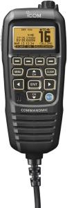 ICOM IC-HM-195B Command Mic IV for M424 VHF, Black