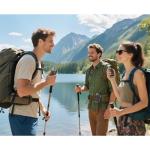 KaYoTom Walkie Talkies Long Range Rechargeable 2-Way Radios UHF Handheld Transceiver Walky Talky,Radio Handheld Waly Talky,Compact Suitable for Outdoor Sports,Team Activities（8 Pack (Black-Gray, 8)