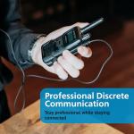 KENWOOD ProTalk PKT-300 Two-Way Handheld Radio (2W), 6 Modifiable Channels, Built-in VOX & Privacy Talk, 10 Call Alert Tones, IP52 UHF Radio & Mil-STD 810 (C, D, E, F, G & H), LCD with Backlight