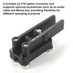 5W usDX SDR QRP Transceiver QCX-SSB to SSB 3-Band All Mode High Frequency Transceiver with Handheld Microphone