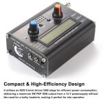 5W usDX SDR QRP Transceiver QCX-SSB to SSB 3-Band All Mode High Frequency Transceiver with Handheld Microphone