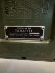 VINTAGE US MILITARY TA-838A-TT FIELD TELEPHONE SET W/STRAP