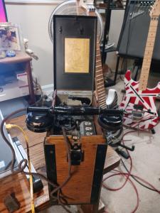 Antique KELLOGG Radio D-14205 US Military WWI Army Field Telephone - HANDCRANK !