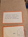 Military radio telephone chest set T-26-A switch w/ mouthpiece field gear NOS 