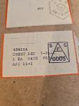 Military radio telephone chest set T-26-A switch w/ mouthpiece field gear NOS 