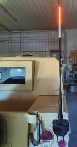 1 Lighted Military Antenna (Base & Bracket NOT INCL.) Not OEM,  fits HUMVEE