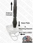 1 Lighted Military Antenna (Base & Bracket NOT INCL.) Not OEM,  fits HUMVEE