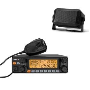 Radioddity QT60 Pro 10 Meter Radio SSB, AM, FM, PA, 60W High Power Amateur Ham Mobile Transceiver, Large LCD Display, RX & TX Noise Reduction, NOAA with Alert, with ASQ & RS58 5W Mini Speaker