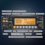 Radioddity QT60 Pro 10 Meter Radio SSB, AM, FM, PA, 60W High Power Amateur Ham Mobile Transceiver, Large LCD Display, RX & TX Noise Reduction, NOAA with Alert, with ASQ & RS58 5W Mini Speaker