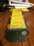 AN/PRC 6 military radio battery tray working condition