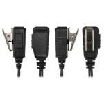 Bommeow 10 Pack BCT15-M1 Earpiece w/Mic Compatible with Motorola CP200D CP100D R2 DEP450 BPR40D CP200 CP185 BPR40 Yaesu FT-65 FT-25 FT-4X/V XiR P3688