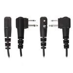 Bommeow 10 Pack BCT15-M1 Earpiece w/Mic Compatible with Motorola CP200D CP100D R2 DEP450 BPR40D CP200 CP185 BPR40 Yaesu FT-65 FT-25 FT-4X/V XiR P3688
