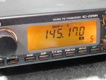 ICOM IC-229H 144 MHz VHF 2 METER HAM RADIO MOBILE TRANSCEIVER w/ MIC +BRACKET