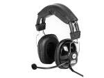 BOOM MIC. HEADSET- STEREO-FREE HAND PTT - for ELECRAFT,KENWOOD, YAESU,, TEN-TEC
