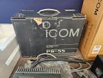 Icom HF All Band Receiver IC-737 PS-55 Power Supply Ham Radio Base Station MINT