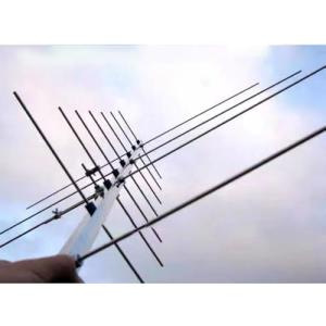 YAGI Antenna High Gain 10/15dBi 2m/70cm Outdoor GRMS Yagi Antenna with U-Bolt 144-148MHz/430-440MHz 11 Elements for Ham Radio Repeater System 433mhz Radio Systems