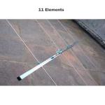 YAGI Antenna High Gain 10/15dBi 2m/70cm Outdoor GRMS Yagi Antenna with U-Bolt 144-148MHz/430-440MHz 11 Elements for Ham Radio Repeater System 433mhz Radio Systems
